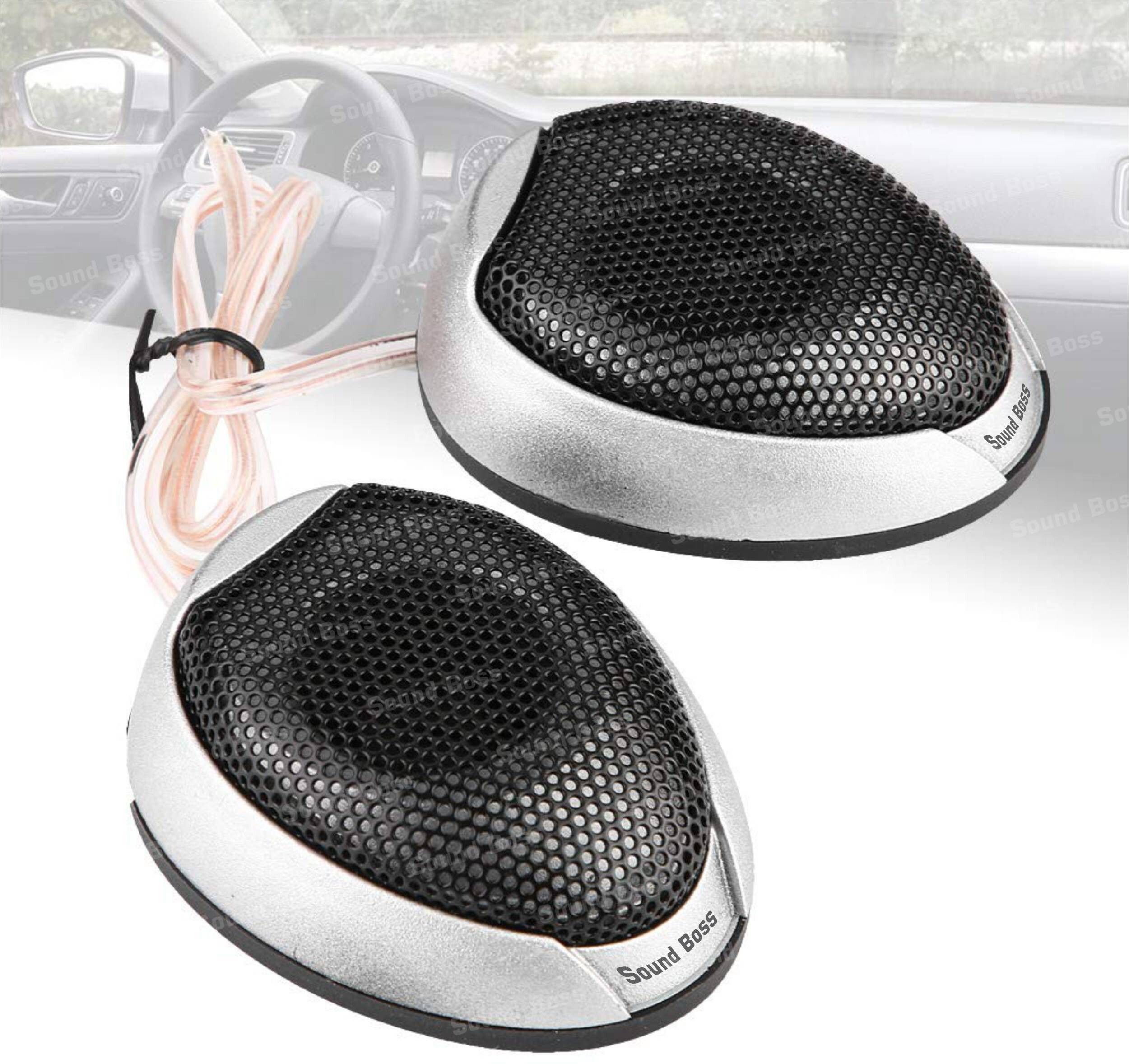 Sound Boss SB-TW-SS030 High Performance Piezo Tweeters for Car Audio 300 W MAX Tweeter Car Speaker (300 W)