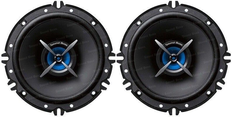 Sound Boss SB-B0162 6" INCH 2Way Performance Auditor 280W MAX Coaxial Car Speaker (280 W)
