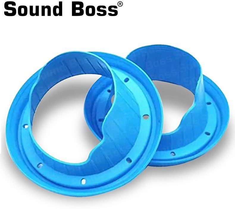 Sound Boss 6.5 Inch Silicon Speaker Baffle (Non-toxic, Waterproof, Beautiful sound ) Coaxial Car Speaker (0 W)