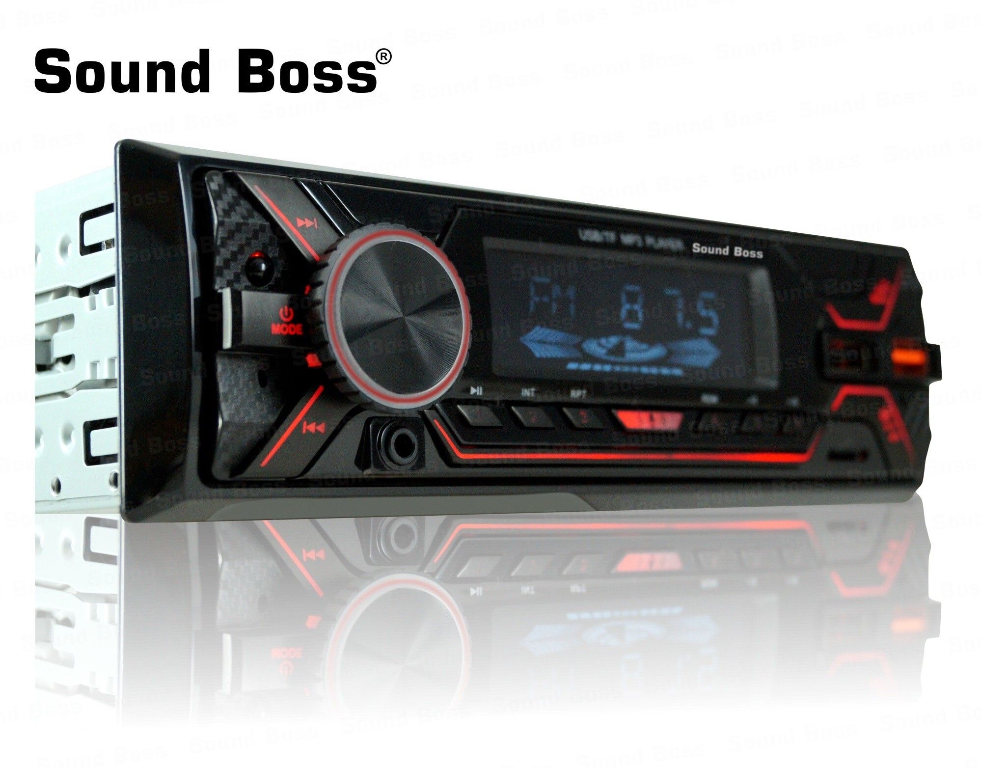 Sound Boss SB-405 Bluetooth Wireles Car Stereo (Single Din)