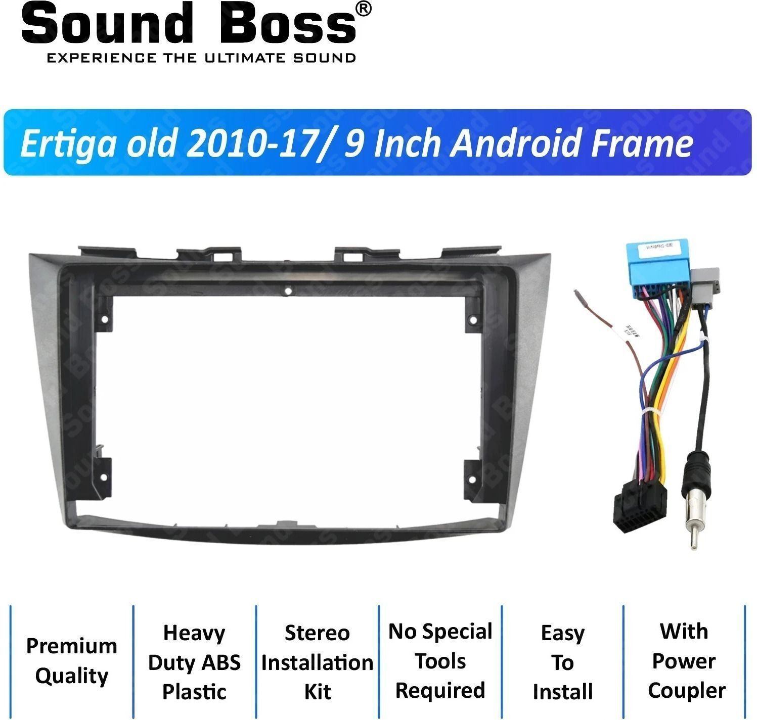 Sound Boss OLD ERTIGA 2010-17 9"Inch Frame for Android Car Stereo (Double Din)