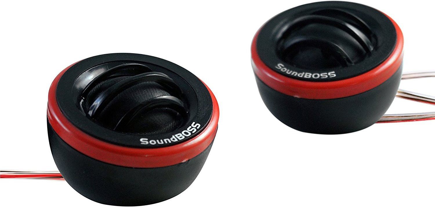 Sound Boss Coaxial Dome SB-TW-002R 250W MAX Tweeter Car Speaker (250 W)