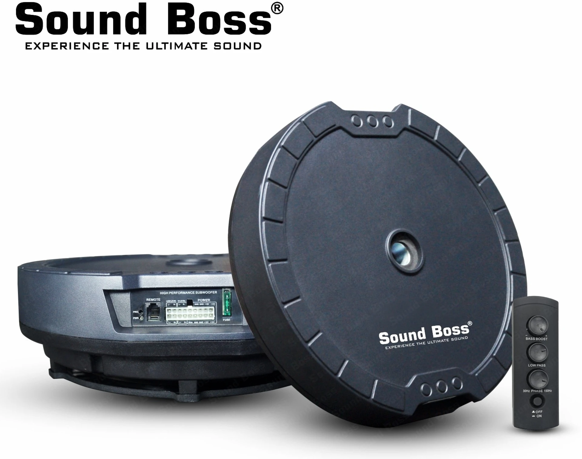 Sound Boss Thunder X12 2000W High Bass 12 inch 400W RMS With Remote Control Active Stepney Subwoofer (Powered , RMS Power: 800 W)