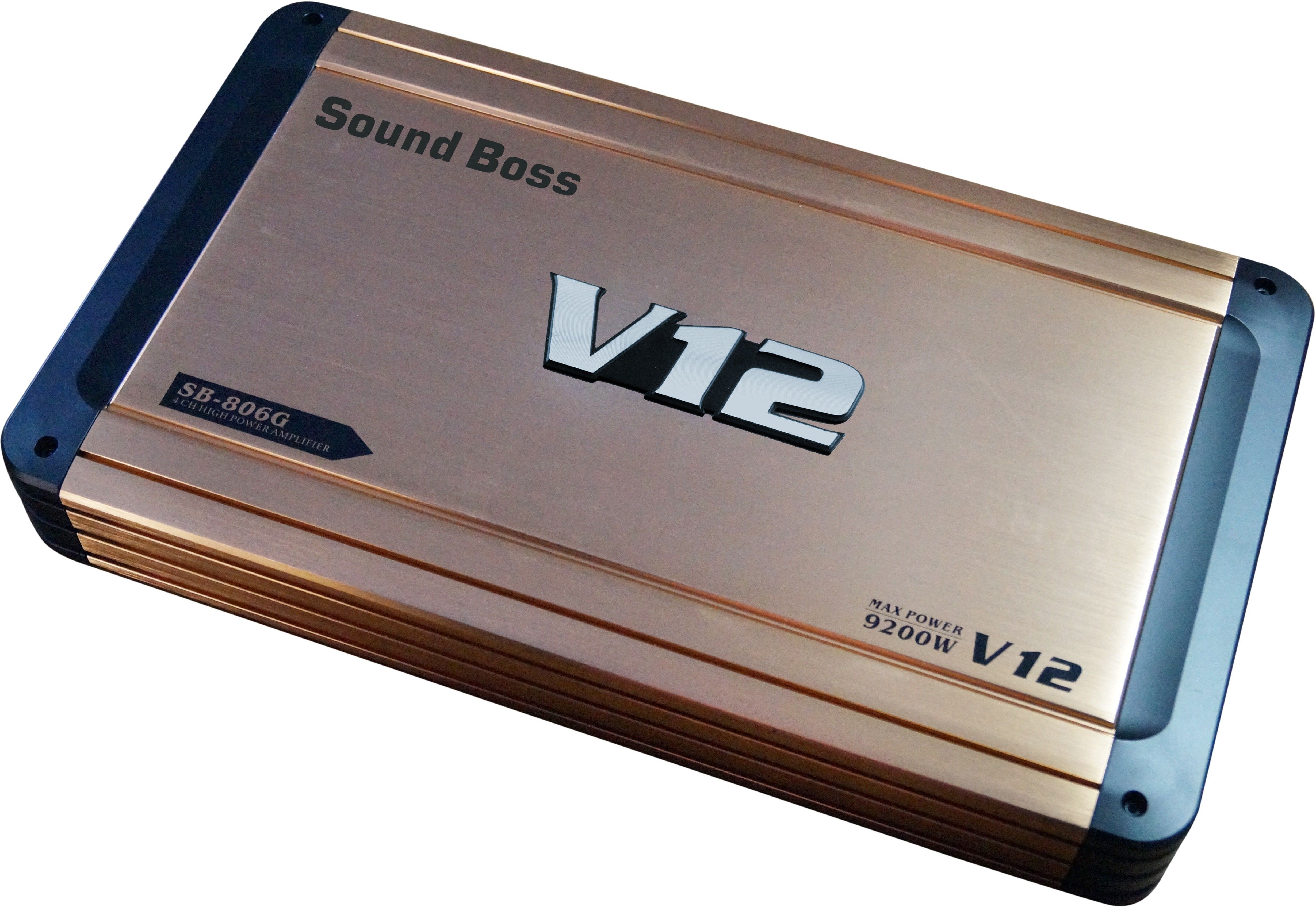 Sound Boss DUAL COIL 4 CHANNEL AMPLIFIER 9200W MAX OUTPUT POWER BRIDGEABLE Multi Class AB Car Amplifier