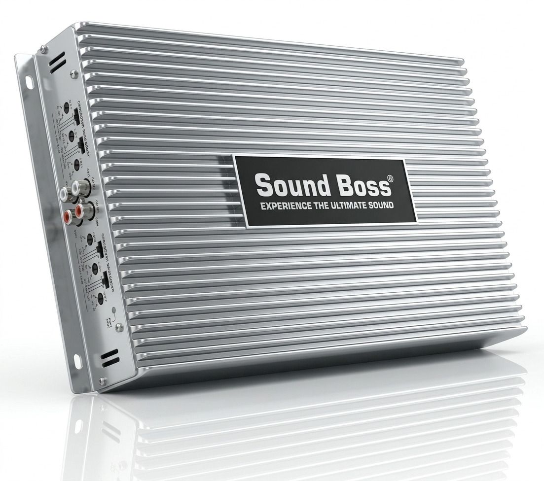 Sound Boss DUAL COIL 4 CHANNEL AMPLIFIER 8600W MAX OUTPUT POWER BRIDGEABLE Multi Class AB Car Amplifier