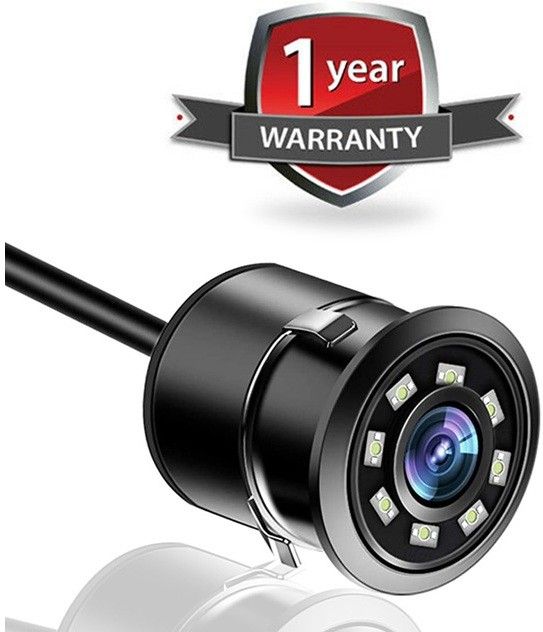 PunkMetal CAM-NV Next-Generation Car HD Rear View Night Vision Reversing Backup Camera With 170°Perfect View Angle Design 9 Level Waterproof Universal veichel rearview camera Reverse Assist Camera System (1 Camera, 480 TV LINES)