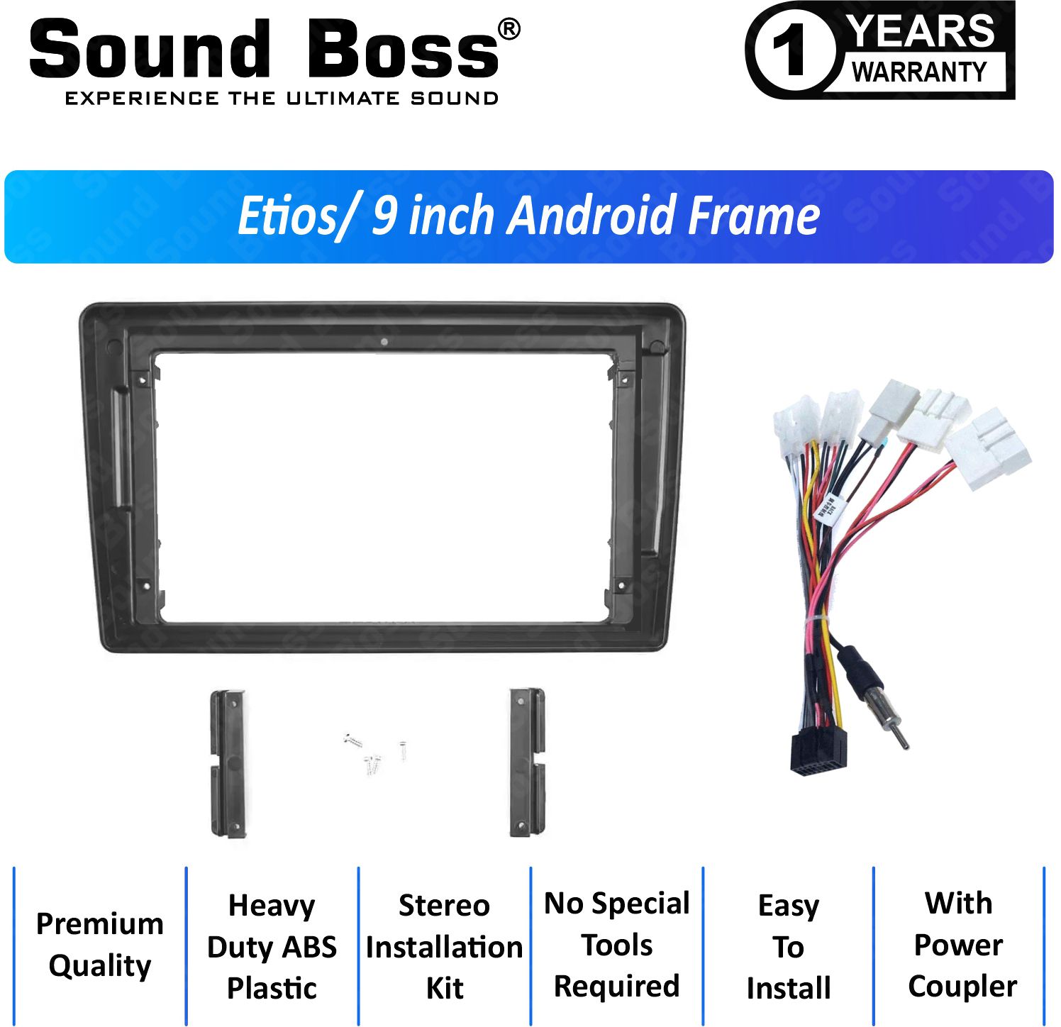 Sound Boss ETIOS 9''Inch Frame for Android Media Player Frame (9 inch)