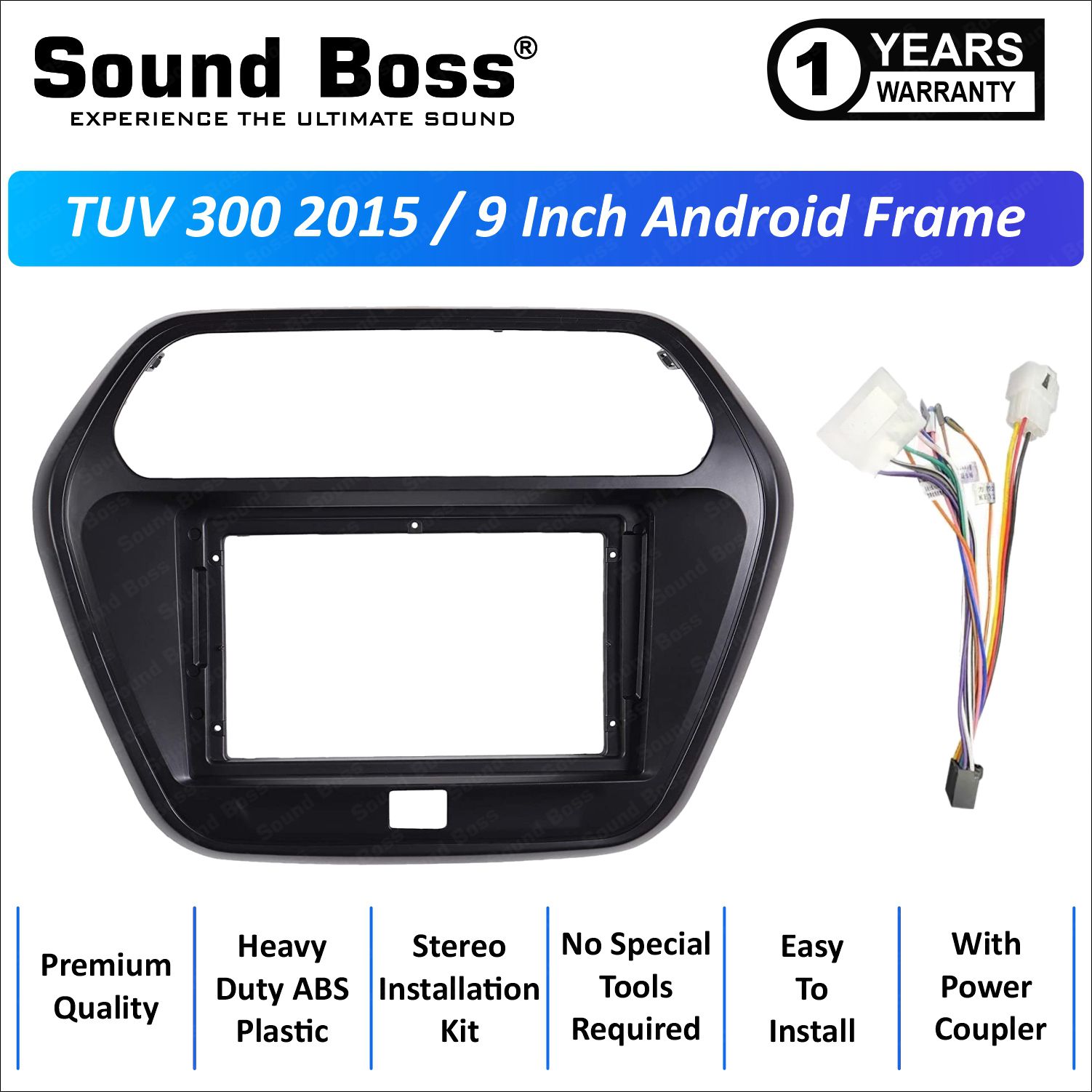 Sound Boss TUV-300 2015 9''Inch Frame for Android Media Player Frame (9 inch)