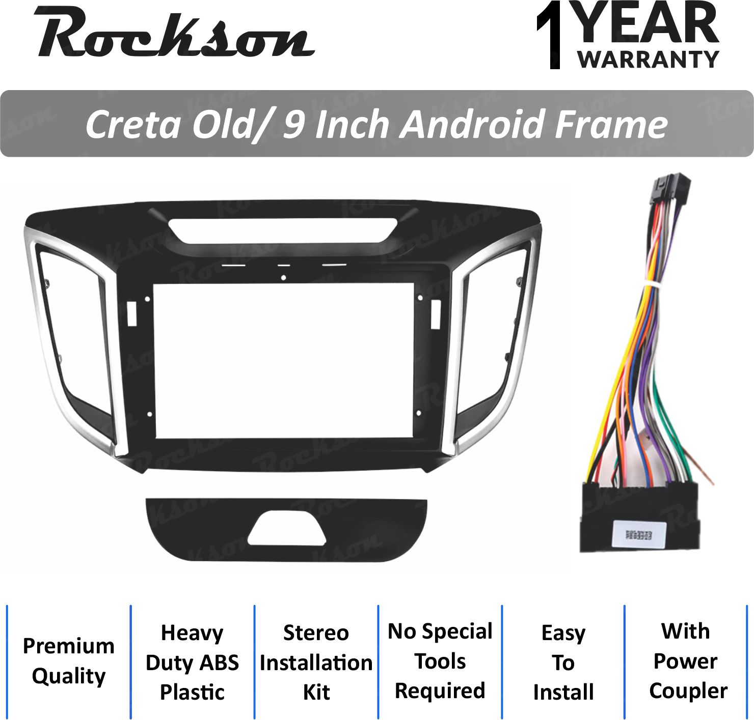 Rockson Creta Old 9''Inch ABS Frame for Android Media Player Frame (9 inch)
