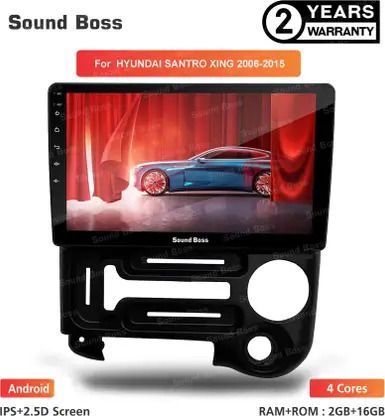 Sound Boss Androidify 3rd Generation 9" Inch Android 9.1(2GB/16GB) For Hyundai Santro Xing 2006-2015 Android Car Stereo (Double Din)