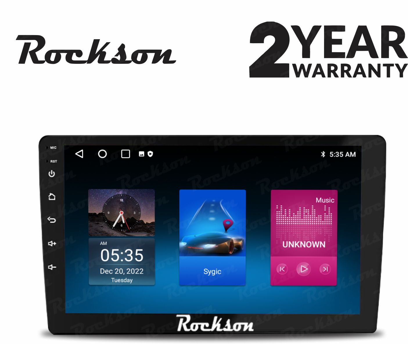 Rockson 9'' Andro+D Q-LED With Apple Car-Play & Android Auto(2GB/32GB) Car Stereo (Double Din)