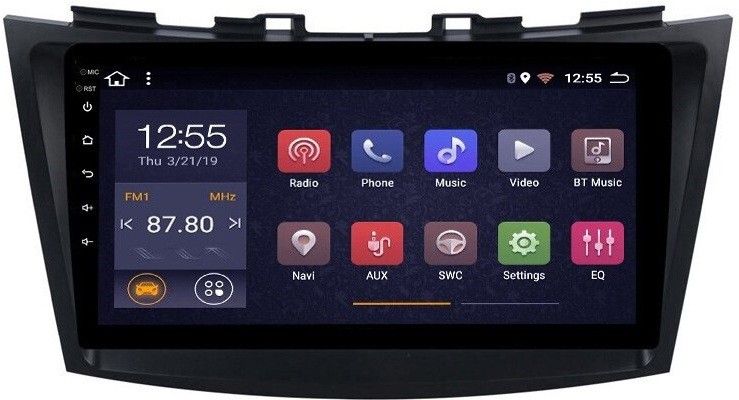 Sound Boss Androidify 3rd Generation 9" Inch Android 9.1(1GB/16GB) For Maruti Suzuki Swift 2010-2015 Android Car Stereo (Double Din) Car Stereo (Double Din)