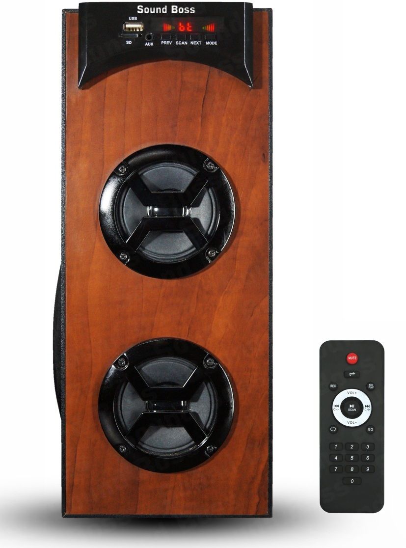 Sound Boss MARIO 2.1 50 W Bluetooth Tower Speaker (Black, 2.1 Channel)