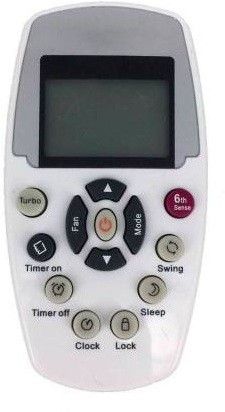 Bidas AC-110 COMPATIBLE REMOTE FOR AC Remote Controller WHIRLPOOL Remote Controller (White)