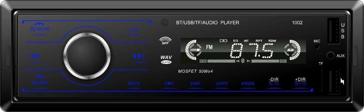PunkMetal PM-04T Touch Screen DUAL-USB/SD/AUX/FM/Bluetooth Universal Car Stereo (Single Din)