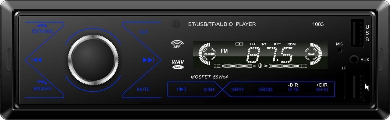PunkMetal PM-05T Touch Screen DUAL-USB/SD/AUX/FM/Bluetooth Universal Car Stereo (Single Din)