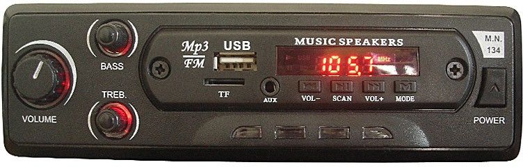 Sound Boss SB-134 Car Stereo (Single Din)