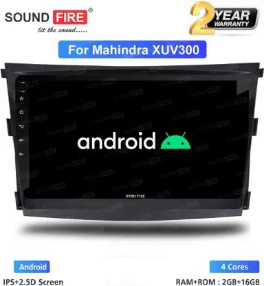 SOUND FIRE NEXGeneration 9"Inch (2GB/16GB) For Mahindra XUV300 Android Car Stereo (Double Din)
