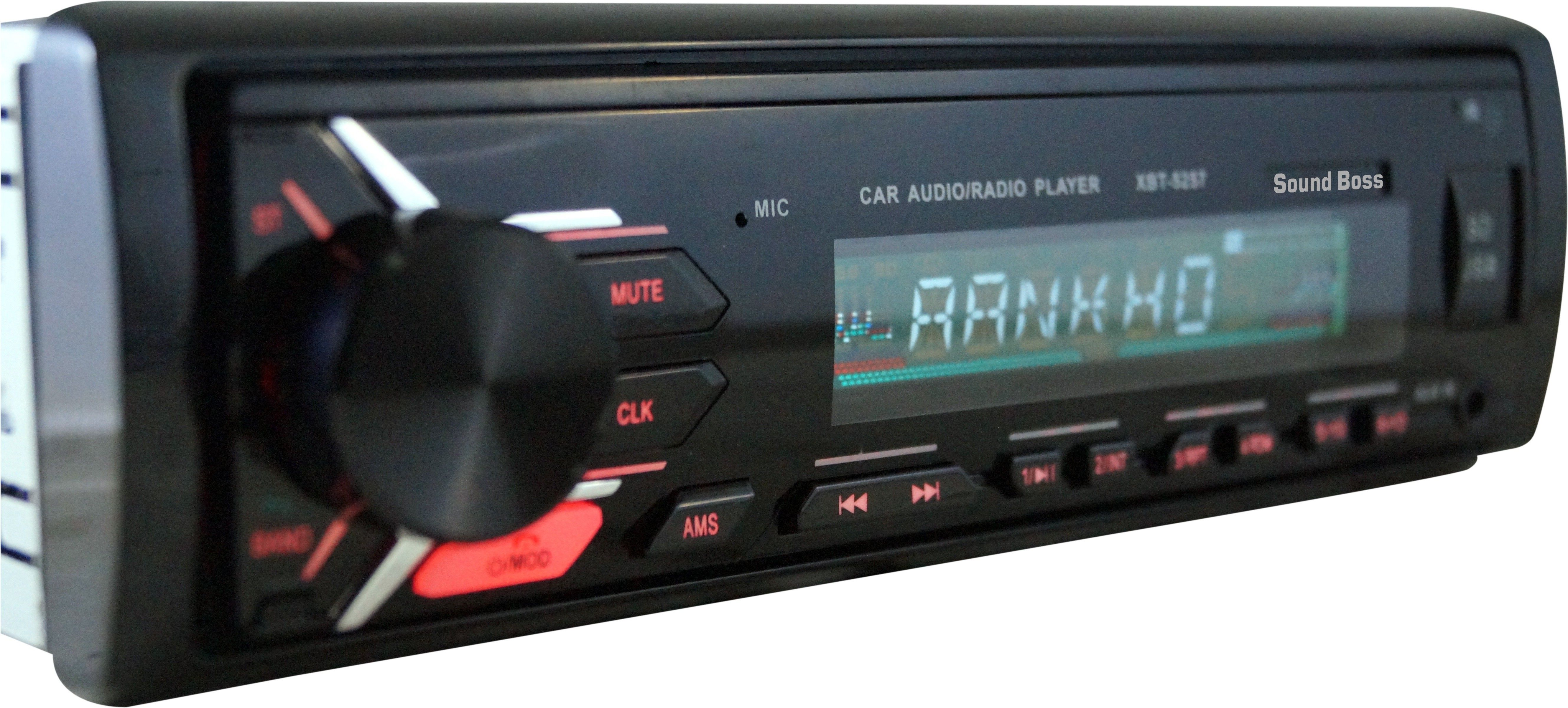 Sound Boss Sb-28 Bluetooth Wireless With Phone Caller Id Receiver Car Stereo (Single Din)