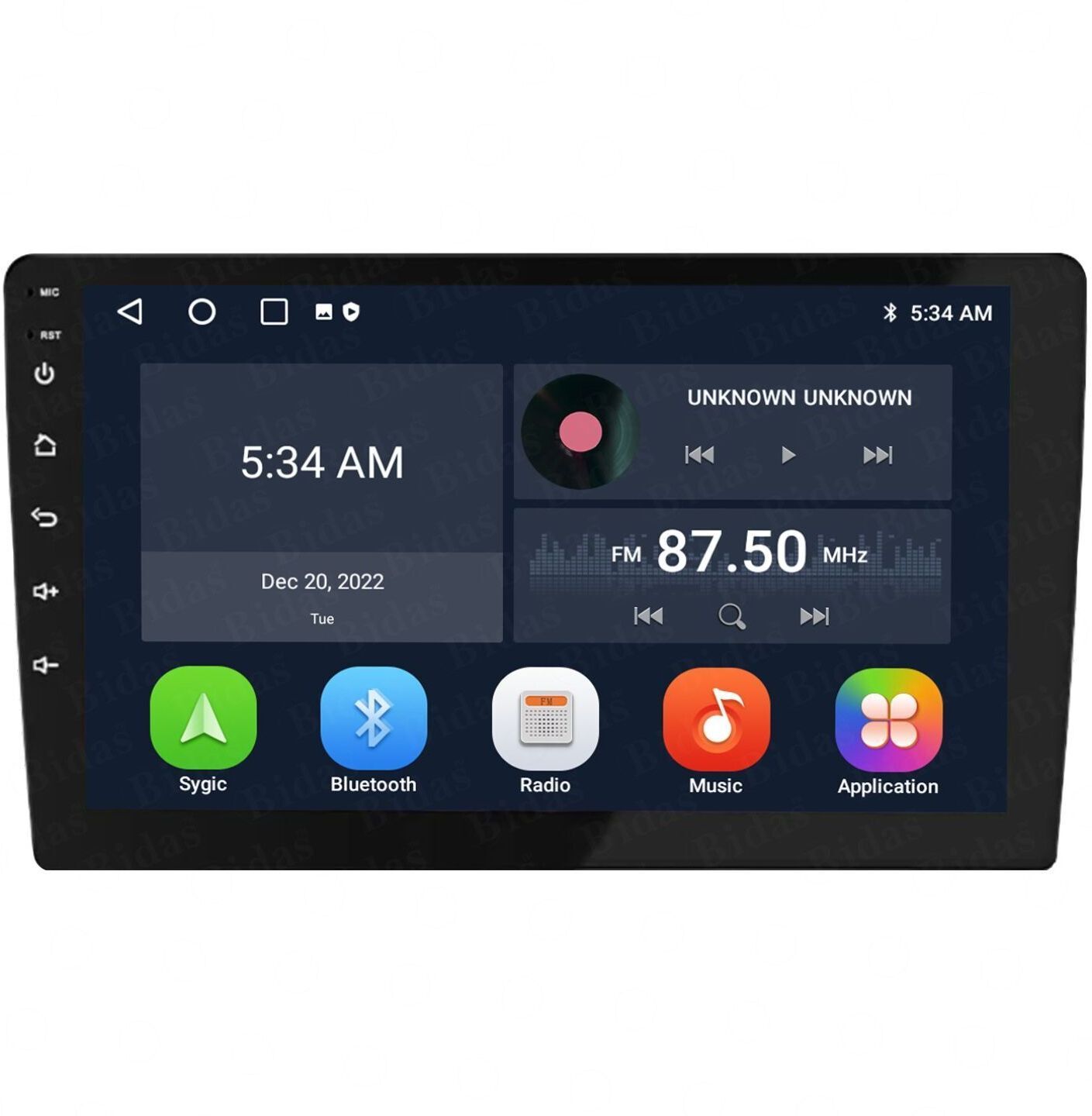 Bidas 9 Inch Car Android 2GB+32GB IPS Display 1080p Latest Android Version Car Stereo (Single Din)